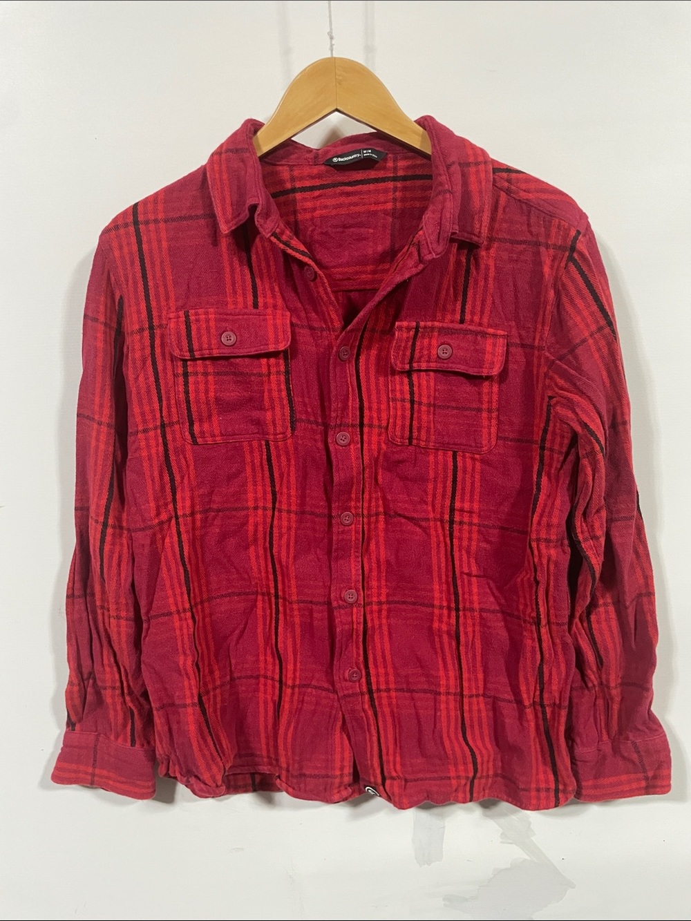Backcountry Women's Red Plaid Button-Down Shirt